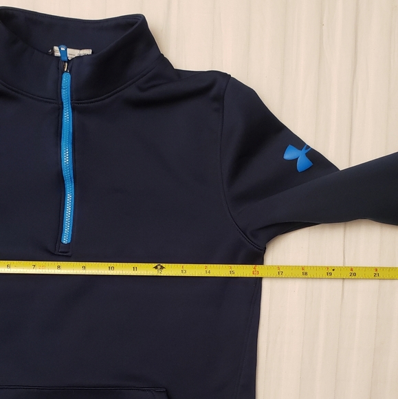 🏁UNDER ARMOUR Gear Jacket,Size YLG - Picture 6 of 8